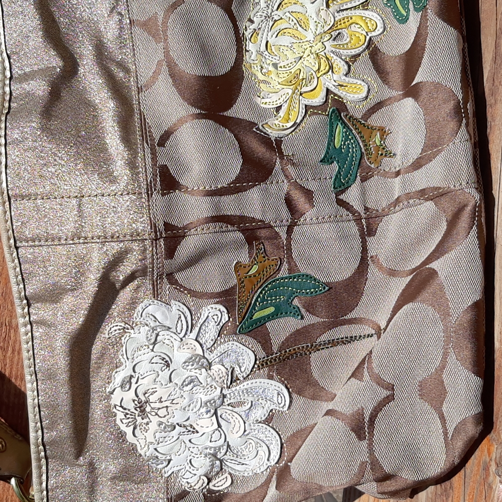 Coach floral handbags